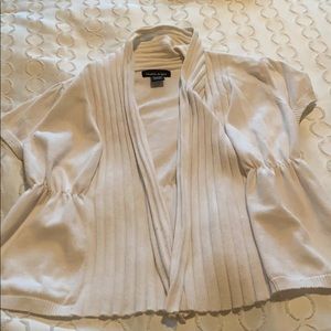 Sweater project white cardigan